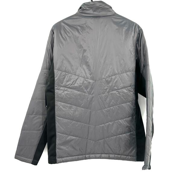 Spyder Size Small Coat Gray Full Zip Puffer Jacket Insulated Winter Snow NWT - Picture 2 of 5